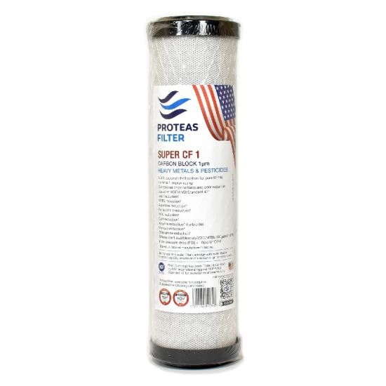 Φίλτρο ενεργού άνθρακα Proteas SUPER CF1 10″ - 1μm