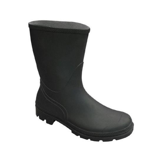 Μπότες κνήμης μαύρη Νο36 - γαλότσες unisex εργασίας