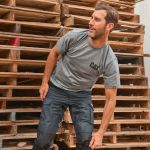 CAT Μπλουζάκι κοντομάνικο γκρι trademark tee XL W05324-004