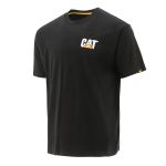 CAT Μπλουζάκι κοντομάνικο μαύρο trademark tee S W05324-016