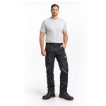 GTC Παντελόνι Εργασίας Theseus Stretch με ελαστίνη Μαύρο No.2XL