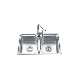 ΝΕΡΟΧΥΤΗΣ 2 ΓΟΥΡΝΕΣ 80Χ50Χ21 ΑΝΟΞΕΙΔΩΤΟΣ 304 68029