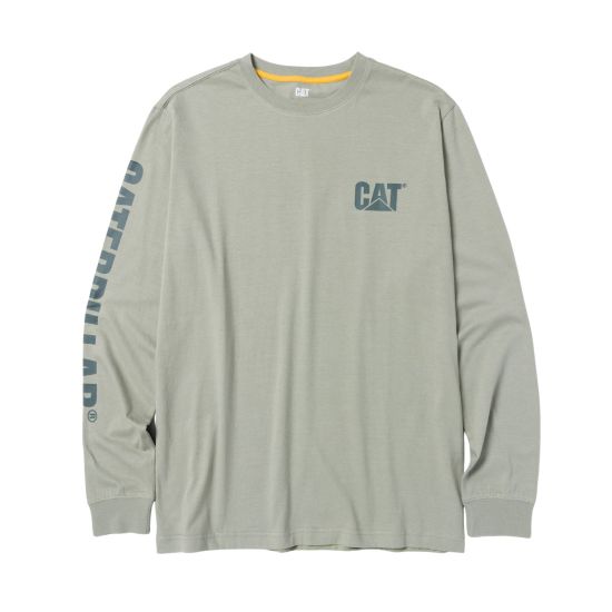 CAT Μπλουζάκι μακρυμάνικο trademark tee πράσινο M 1510034-16-5808