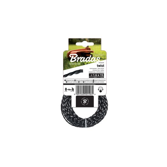 BRADAS ΝΗΜΑ ΜΕΣΙΝΕΖΑΣ TWIST 1,6mmX15m ZTS1615K